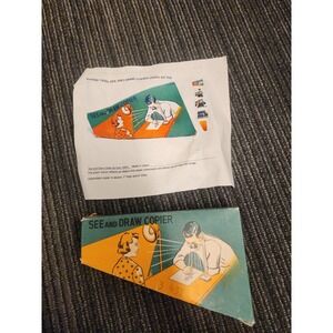 Vintage 1950s See and Draw Copier Toy Prism Mirror Drawing Aid Made in Japan Box